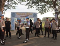 Polres Loteng Libatkan 259 Personel Gabungan Amankan Kampanye Terbuka di Lombok Tengah.