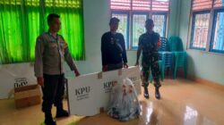 Polres Loteng Kawal Dan Amankan Pendistribusian Logistik Pemilu Diluar Kotak Ke Masing-Masing PPK.