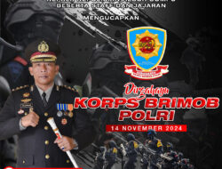 Kapolres Dompu dan Jajaran Sampaikan Ucapan Selamat HUT Brimob ke-79