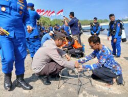 Polairud NTB Tanam Terumbu Karang untuk Laut Lebih Sehat