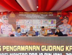 Situasi Terkini Pengamanan Logistik Pilkada di Gudang KPU Lombok Barat