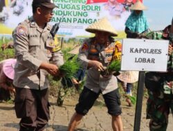 Polres Lombok Barat Dukung Ketahanan Pangan: Aksi Nyata di Lombok Barat