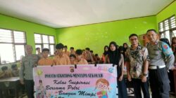 Siswa di Sekotong Dibekali Edukasi Tertib Lalu Lintas & Bahaya Pernikahan Dini