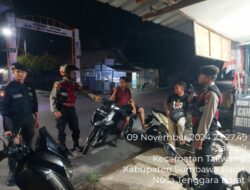 Malam Minggu Sat Samapta Polres Sumbawa Barat Gelar Patroli Dialogis