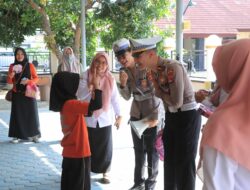 Sat Lantas Polres Sumbawa Barat Gelar Police Goes to School di Polres Sumbawa Barat