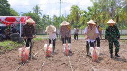 Kapolres Lombok Utara bersama Forkopimda, Lounching Gugus Tugas Polri Dukung Ketahanan Pangan