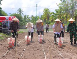 Kapolres Lombok Utara bersama Forkopimda, Lounching Gugus Tugas Polri Dukung Ketahanan Pangan