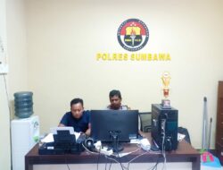 Kasi Humas Polres Sumbawa Ikuti Pelatihan Peningkatan Kemampuan PPID Polri Secara Virtual