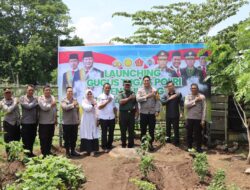 Polres Sumbawa Ikuti Peluncuran Gugus Tugas Dukung Ketahanan Pangan