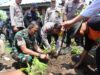 Polres Dompu Beserta Polsek Jajaran Gelar Launching Gugus Tugas Polri Mendukung Ketahan Pangan di Kabupaten Dompu