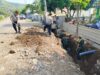 Antisipasi Banjir dan Tanah Longsor, Polsek Sekongkang dan Elemen Lain Lakukan Gotong Royong