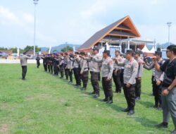 Kampanye Akbar Hari ke-2 Berlangsung Aman, Polres Sumbawa Barat Turunkan 130 Personel Pengamanan