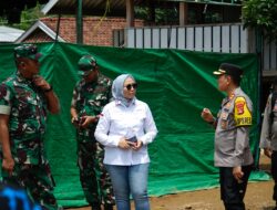 Kapolres Sumbawa Barat Monitoring Bersama Pelaksanaan Pemungutan Suara di Sejumlah TPS