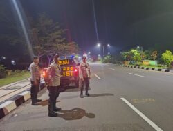 Malam Natal di Lombok Barat Dijaga Ketat: Patroli Intensif Polsek Gerung di Jalur Bypass