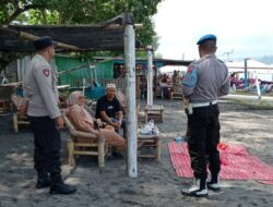 Pantai Cemara Aman Terkendali: Patroli Polisi Pasca Pilkada