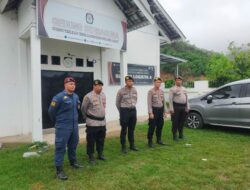 Sat Samapta Polres Sumbawa Barat Laksanakan Pengamanan di Kantor KPU Sumbawa Barat