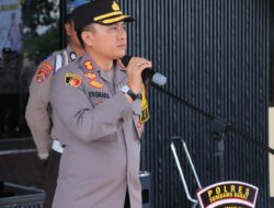 Kapolres Sumbawa Barat Tekankan kepada Anggota dalam Penggunaan Kekuatan di Lapangan
