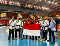 Tim Taekwondo Polri Sabet 7 Emas di Kejuaraan Terbuka Quang Ninh Vietnam