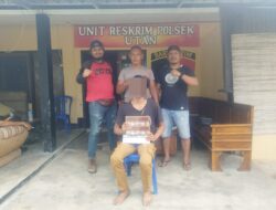 Polsek Utan Amankan Seorang Pria Pelaku Pembobolan Minimarket Retail