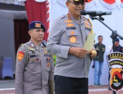 Kunker Kapolda NTB Gelar Apel Konsolidasi Pasca Pilkada Serentak di Polres Sumbawa Barat