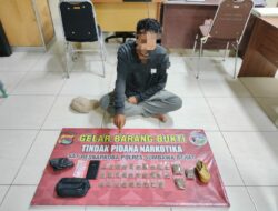 Seorang Pengedar Ganja Dibekuk Sat Resnarkoba Polres Sumbawa Barat