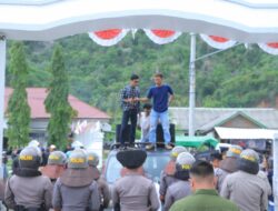 Polres Sumbawa Barat Lakukan Pengamanan Aksi Unjuk Rasa Aliansi Masyarakat Peduli Kabupaten Sumbawa Barat