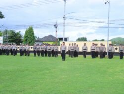 Polres Sumbawa Barat Lakukan Apel Gelar Pasukan Operasi Lilin 2024