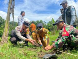 Peduli Lingkungan, Polsubsektor Lantung Ikut Tanam Pohon Peringati HUT NTB ke 66 & Hari Menanam Pohon Indonesia (HMPI)