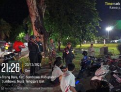 Jamin Kondusifitas Jelang Nataru, Polres Sumbawa Intensifkan Patroli Malam