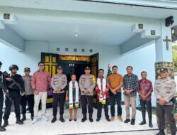 Kapolres Dompu Pimpin Patroli Pengamanan Natal di Gereja-Gereja Kabupaten Dompu