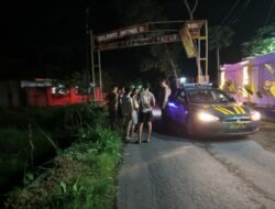 Patroli Rutin Polres Loteng Cegah Aksi Kriminalitas Pada Malam Hari.