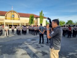 Polsek Batukliang Manfaatkan Lahan Kosong untuk Pekarangan Bergizi.