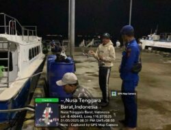 Cuaca Buruk, Sat Polair Himbauan Agar Tidak Melakukan Aktifitas Malam Hari kepada Pemilik Jasa Penyebrangan