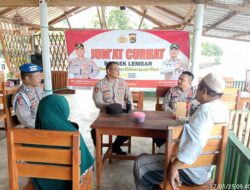 Jumat Curhat Polsek Lembar: Warga Teluk Waru Curhat Soal Banjir dan Kamtibmas