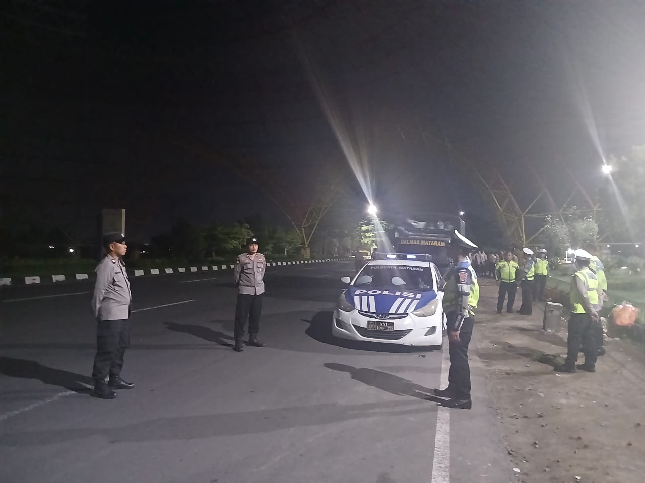 Kediri Zero Kriminal, Patroli Gabungan Gempur 3C dan Balap Liar Dini Hari