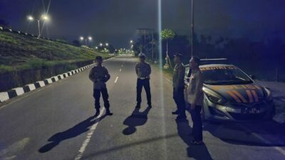 Patroli Blue Light: Antisipasi Kejahatan Malam di BIL 2 Kediri