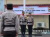 Polres Dompu Gelar Upacara Pelepasan Purna Tugas, Kapolres Sampaikan Apresiasi