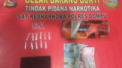 Polres Dompu Tunjukkan Keseriusan Perangi Narkoba, Pengedar Dibekuk di Kempo