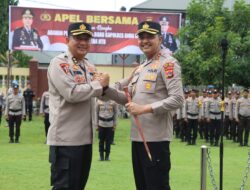 Pisah Sambut Kapolres Bima Kota: AKBP Yudha Pranata S.I.K., S.H. Serahkan Tongkat Kepemimpinan kepada AKBP Didik Putra Kuncoro S.I.K., M.Si