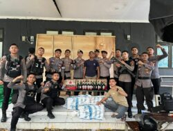 Sat Samapta Polres Bima Kota Sita 10 Dus Bir Bintang Siap Edar