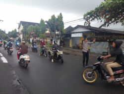 Polres Loteng Rutin Laksanakan Gatur Lalin Pada Pagi Hari