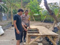 Polsek Kuripan Edukasi Ketahanan Pangan ke Pemuda Peduli Lingkungan