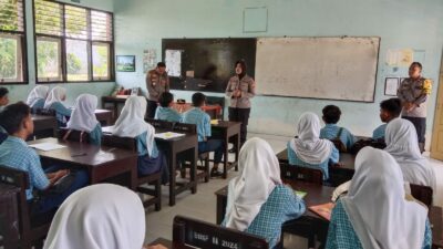 Garda Terdepan Generasi Emas: Sosialisasi Bahaya Narkoba, Judi Online, dan Bullying di SMPN 1 Labuapi