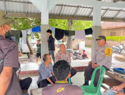 Sat Binmas Polres Bima Kota Laksanakan Giat Jumat Curhat di Kompleks Pasar Penaraga