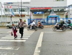 Sat Lantas Polres Bima Kota Laksanakan Strong Pagi, Berikan Rasa Aman kepada Masyarakat