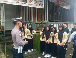 Sat Lantas Goes to School Edukasi Pelajar Tertib Berlalu Lintas