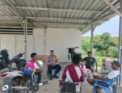 Bhabinkamtibmas Hu’u Sambangi Warga, Beri Himbauan Kamtibmas dan Ketahanan Pangan