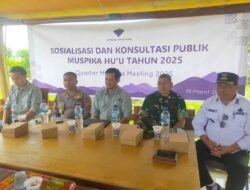 Polsek Hu’u Fasilitasi Konsultasi Publik Muspika dan PT. STM, Bahas Stabilitas Keamanan dan Ekonomi