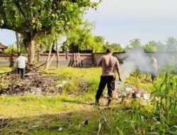 Polsek Tanjung Siap Sambut Lounching Program Ketahanan Pangan Lestari