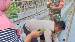 Bhabinkamtibmas Kelurahan Rite Dampingi Pengelolaan Pekarangan Pangan Bergizi